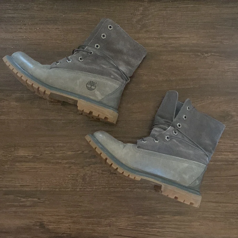 Grey Timberlands GUC size 7 - Picture 5 of 10